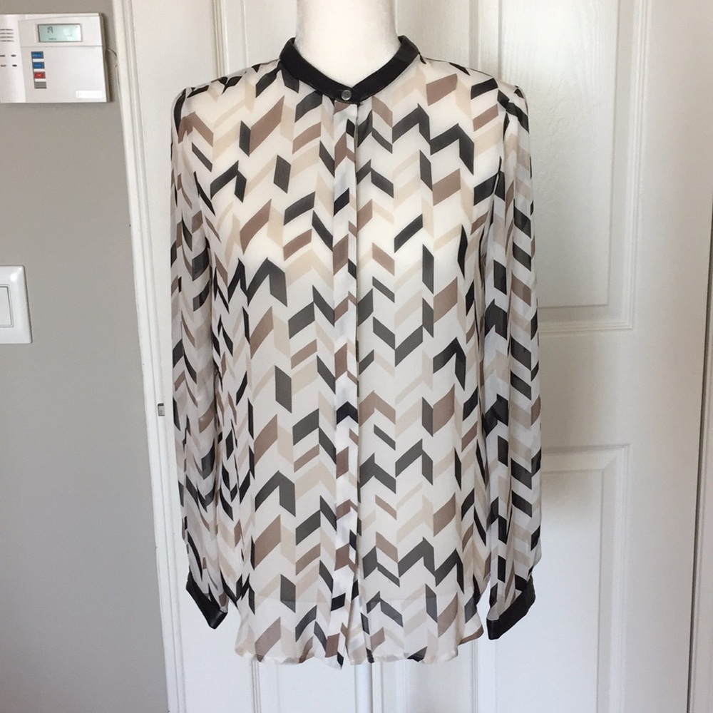 Geometric blouse
